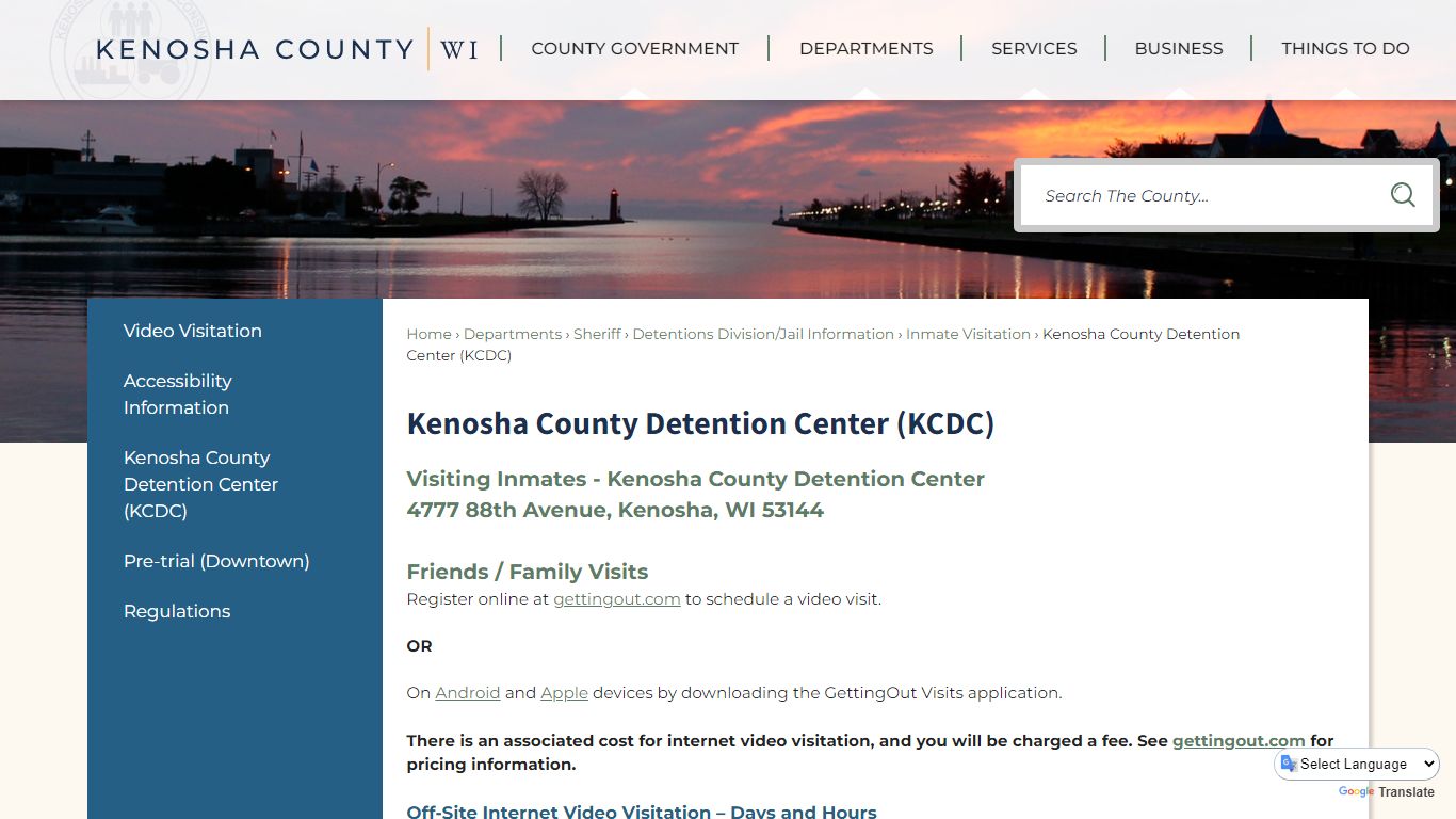 Kenosha County Detention Center (KCDC) | Kenosha County, WI - Official ...